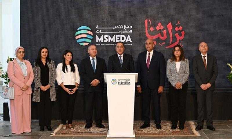 عقب افتتاحه معرض تراثنا نيابة عن الرئيس.. مدبولي: 15% من العارضين المتواجدين يصدرون منتجاتهم وأصبحوا مصدراً للعملة الصعبة للدولة المصرية
