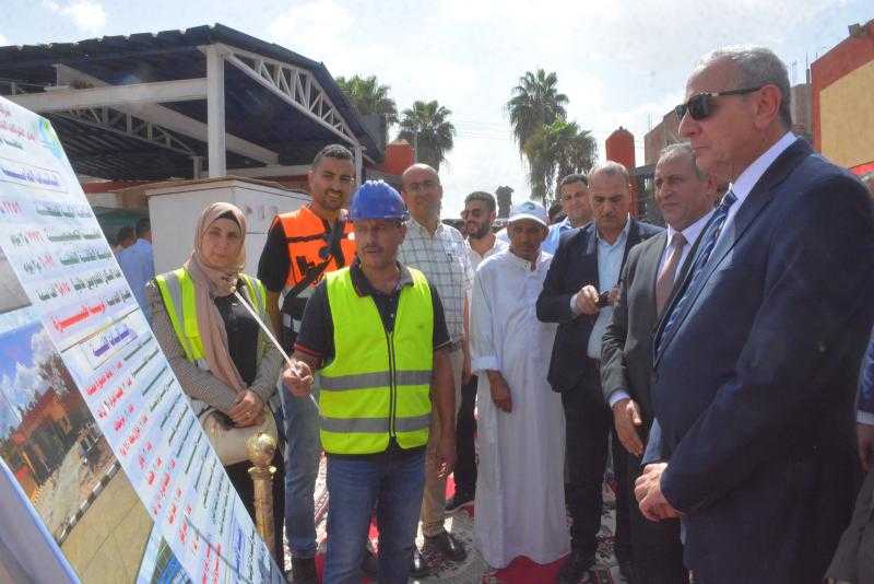 محافظ الغربية يفتتح محطة مياه طنبارة وسط فرحة الأهالي