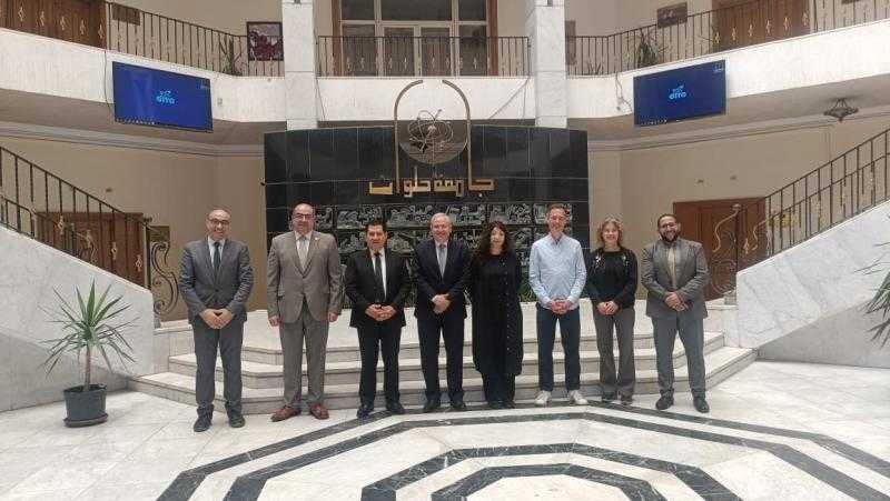 جامعة حلوان تبحث التعاون الأكاديمي مع الجامعة الأوروبية للعلوم التطبيقية ببرلين