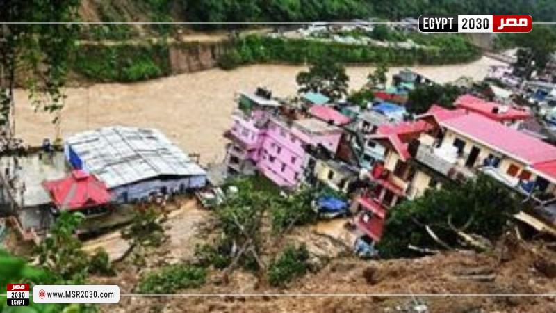 انهيارات أرضية في نيبال