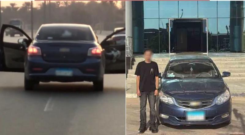 الداخلية تضبط قائد سيارة نفذ استعراضات خطرة في كرداسة