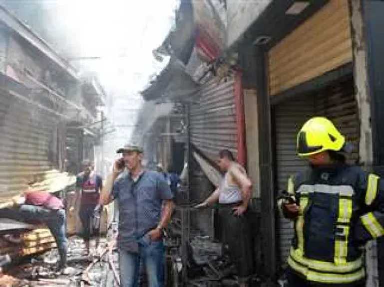 خسائر مادية فادحة.. حريق يلتهم محل أسماك وطيور في أبوتشت بقنا