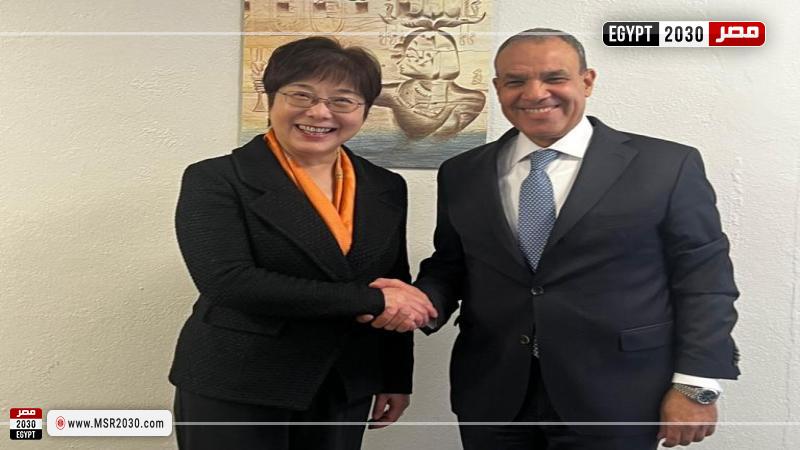 وزير الخارجية يلتقي المندوبة الدائمة للصين لدى اليونسكو والرئيسة الحالية لمجموعة الدول الآسيوية