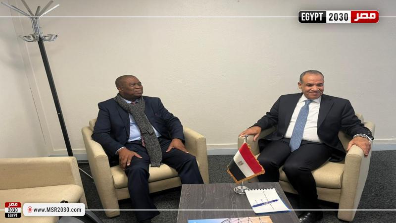 د. بدر عبد العاطي وزير الخارجية يلتقى بالمندوب الدائم لجنوب أفريقيا لدى منظمة اليونسكو 
