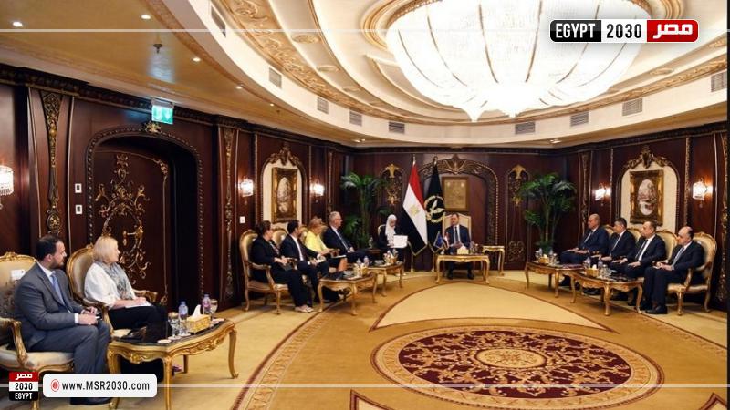 لقاء وزير الداخلية مع وفد الاتحاد الأوروبي