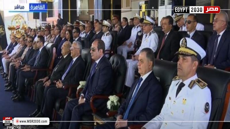 الرئيس السيسي خلال الحفل