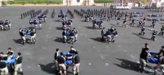 حفل تخريج أكاديمية الشرطة يشهد عروضا قتالية ومدرعات حديثة بحضور الرئيس السيسيl صور