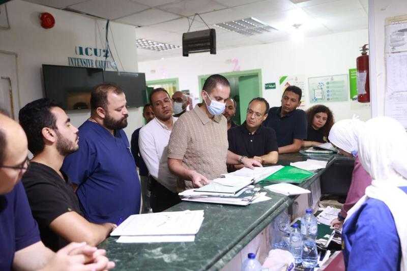 نائب وزير الصحة يجري جولة مفاجئة لمستشفيات شرق المدينة ورأس التين وجمال عبدالناصر بالإسكندرية