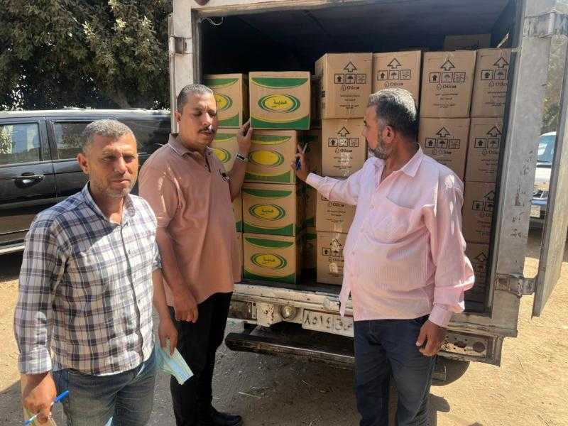 تموين الشرقية يضبط 720 زجاجة زيت طعام مجهولة المصدر