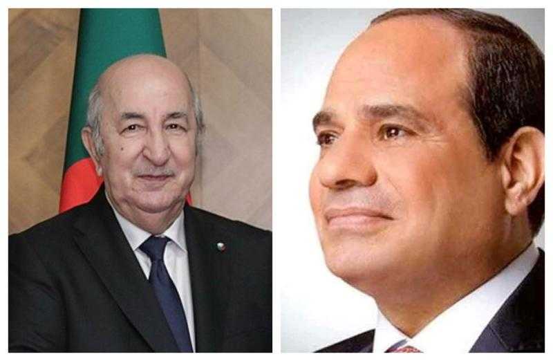 الرئيس الجزائري يشيد بجهود مصر والرئيس السيسي في وقف حرب غزة