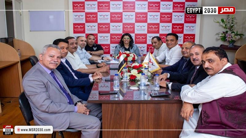 اجتماع تنظيمي موسع برئاسة الدكتورة هبة واصل، الأمين العام للحزب