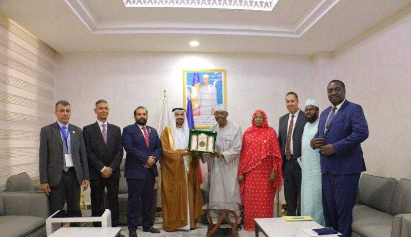 رئيس البرلمان العربي يلتقي رئيس مجلس الشيوخ بتشاد