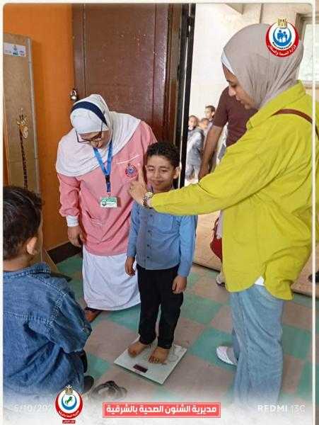 صحة الشرقية: فحص أكثر من ٦٥٠٠٠ طالب خلال ٤ أيام ضمن مبادرة فحص وعلاج أمراض سوء التغذية