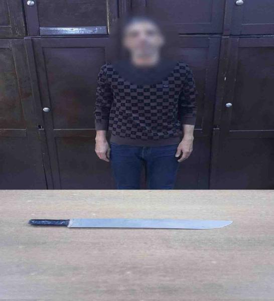 ضبط عاطل هدد المارة بسلاح أبيض في القاهرة
