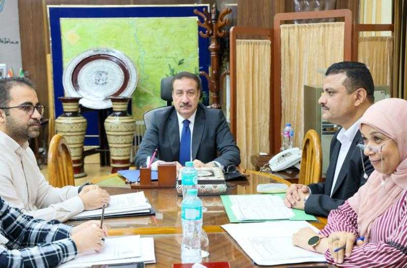 محافظ المنوفية يستعرض مستجدات الموقف الحالي لمنظومة تقنين أراضي أملاك الدولة