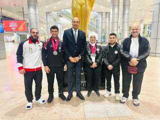 وزارة الشباب والرياضة تستقبل بعثة منتخب رفع الأثقال بعد تحقيق 6 ميداليات في بطولة العالم بالنرويج
