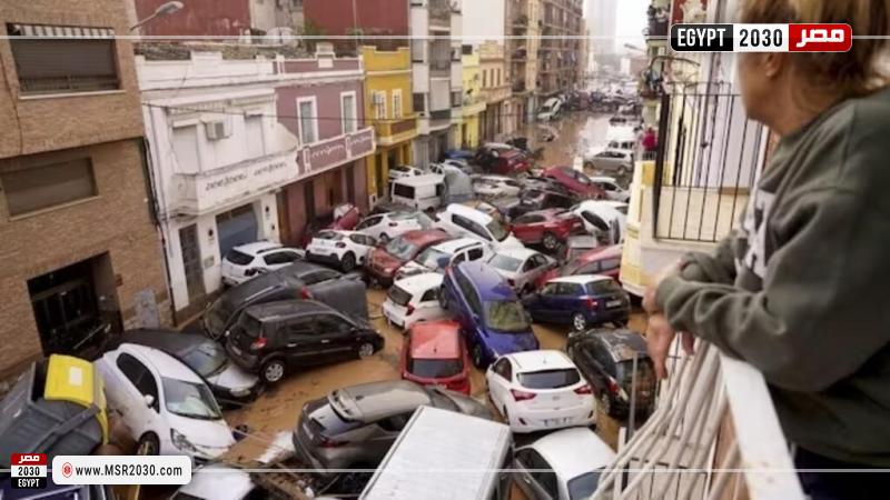 أمطار غزيرة في منطقة مورسيا
