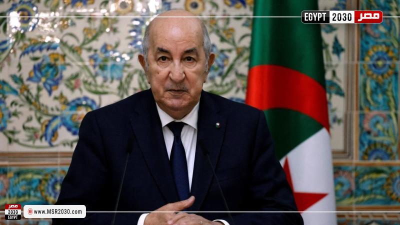 الرئيس الجزائري عبد المجيد تبون