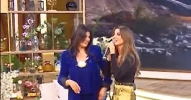 نانسى عجرم تقدم حلقة عن احتفالات أكتوبر ونصر غزة مع منى الشاذلى فى معكم