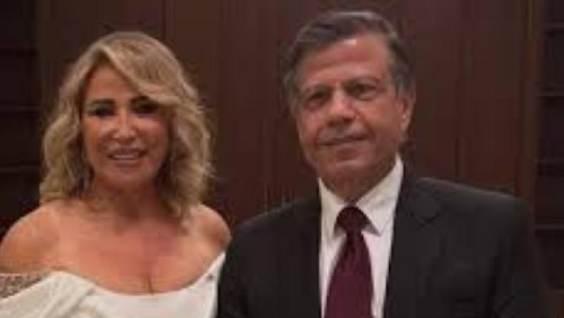 إيناس الدغيدي وزوجها 