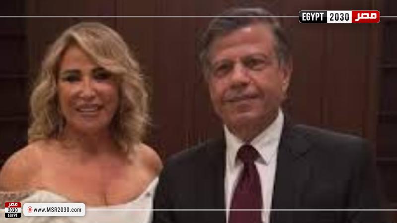 إيناس الدغيدي وزوجها 