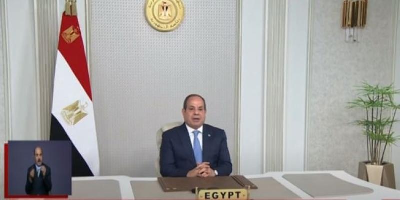 السيسي: الأمن المائى ليس ترفا والتنمية المستدامة ليست خيارا