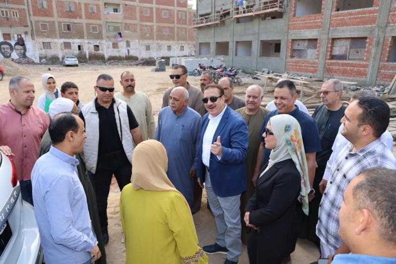 محافظ المنوفية يتفقد مجمع مدارس البتانون الجديد باستثمارات تزيد عن 60 مليون جنيه