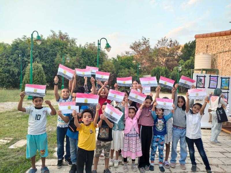 استمرار احتفالات ذكرى نصر أكتوبر بمكتبة الحديقة الخضراء الثقافية بمحافظة الجيزة