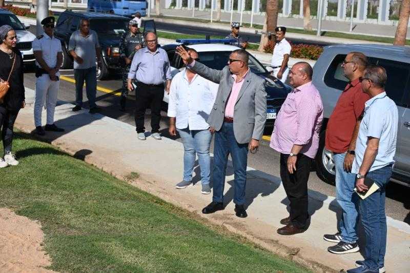 محافظ جنوب سيناء يتابع اعمال الاستعدادات النهائية لاستضافة مراسم توقيع اتفاق وقف الحرب في غزة بمدينة شرم الشيخ