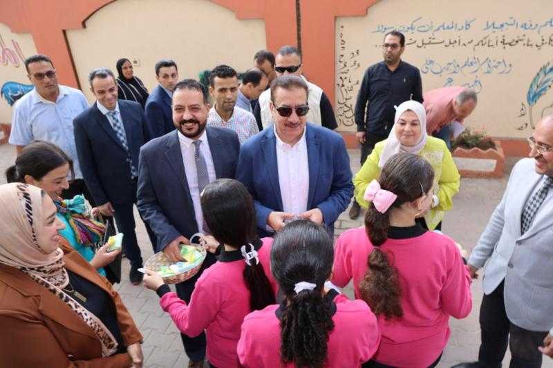 محافظ المنوفية يدشن فعاليات الكشف عن فيروس سي بمدرسة المساعي الجديدة بنات بشبين الكوم