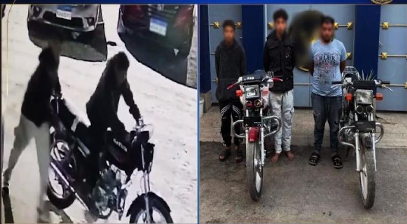 ضبط مرتكبي واقعة سرقة دراجة نارية لعامل توصيل ببني سويف