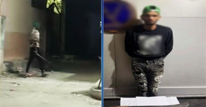 القبض على بلطجي الإسكندرية ظهر فى فيديو يلوح بسلاح لترويع المواطنين