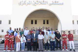 انطلاق قافلة جامعة عين شمس التنموية الشاملة إلى شلاتين وأبو رماد وحلايب بمحافظة البحر الأحمر