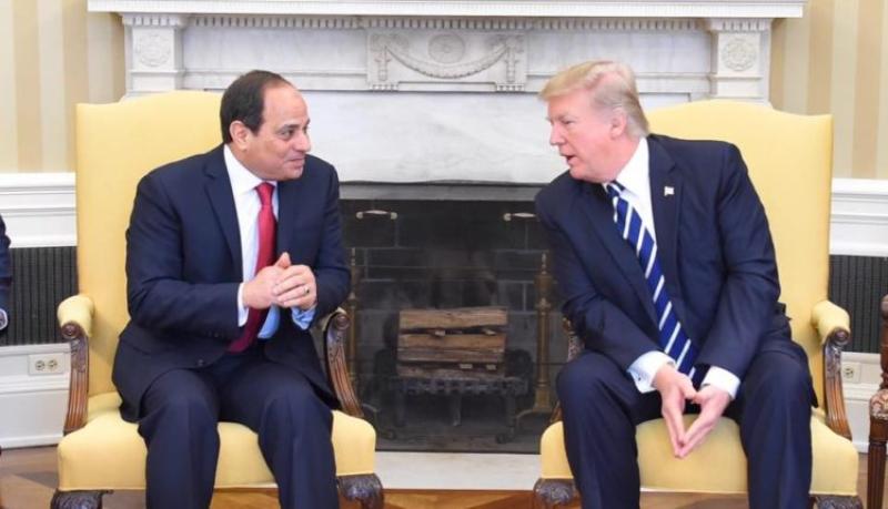الرئيس السيسي وترامب 