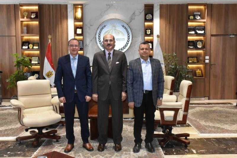 بحث سبل التعاون المشترك بين جامعتى الدلتا التكنولوجية والسادات