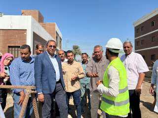 محافظ قنا يتفقد أعمال تنفيذ مشروعي كوبري الفؤادية وبربخ بخانس بأبوتشت