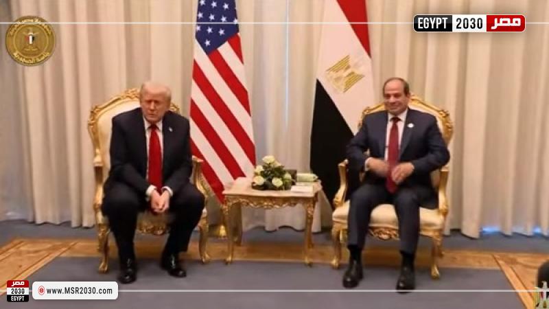 الرئيس السيسي وترامب
