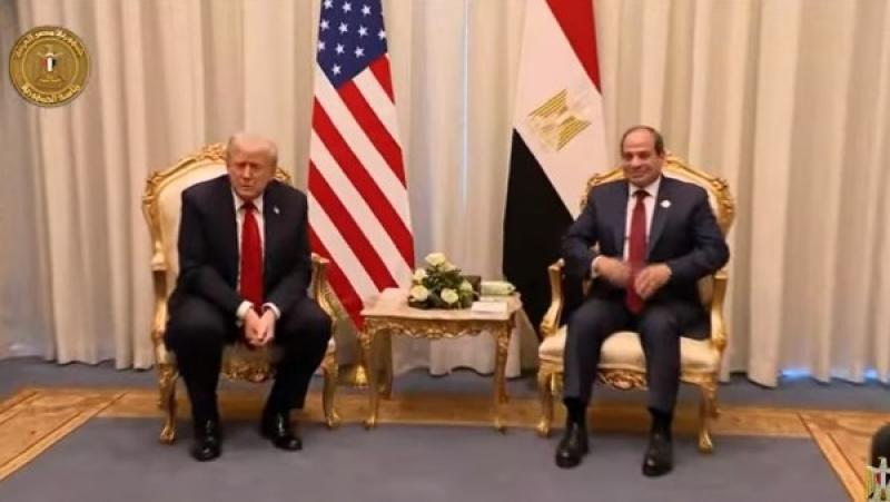 الرئيس السيسي وترامب
