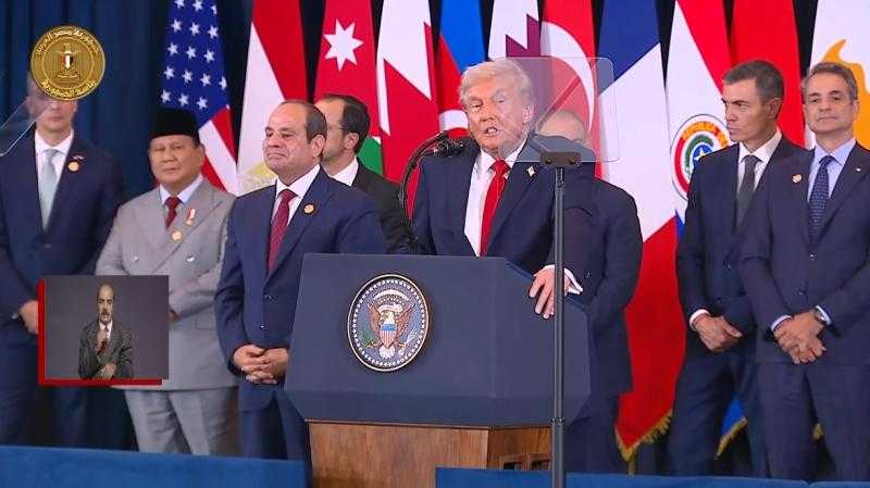الرئيس السيسي لترامب: نعتزم استضافة مؤتمر التعافي المبكر وإعادة الإعمار والتنمية الذي سيبنى على خطتكم