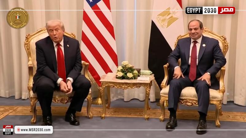 الرئيس السيسي وترامب
