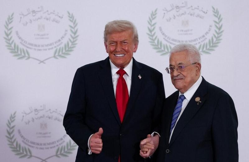  عباس وترامب 