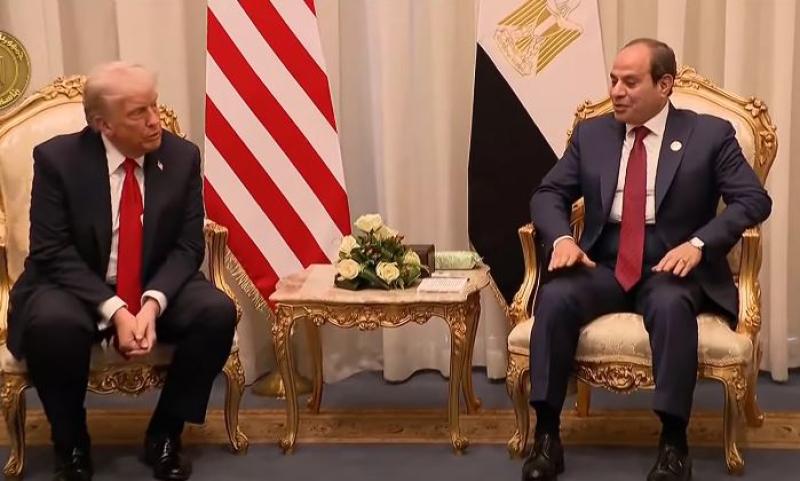 الرئيس السيسي وترامب 