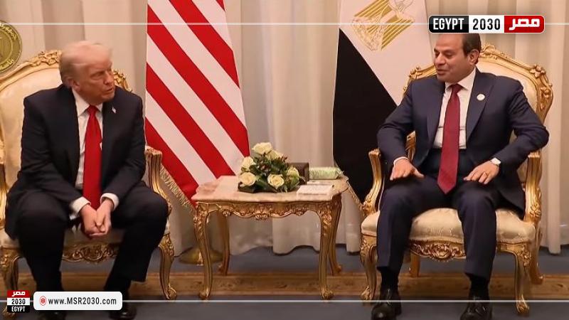 الرئيس السيسي وترامب