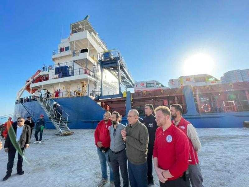 الهلال الأحمر التركي يرسل الثلاثاء سفينة مساعدات من أجل غزة