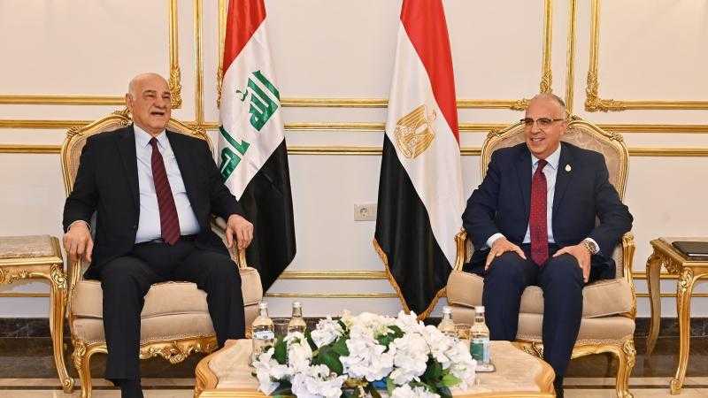 وزير الري يلتقي نظيره العراقي على هامش أسبوع القاهرة الثامن للمياه