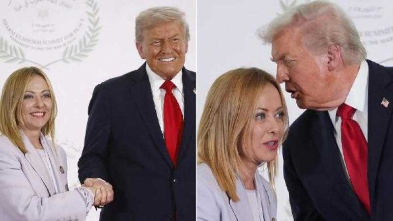 «أنتِ جميلة» ترامب يثير الجدل ويغازل الحسناء الإيطالية