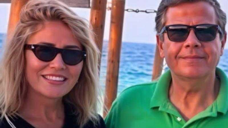 أول ظهور   إيناس الدغيدي  وزوجها في مهرجان الجونة السينمائي