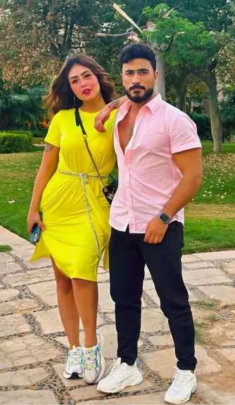 محاكمة هدير عبد الرازق وطليقها أوتاكا بتهمة بث فيديوهات خادشة.. اليوم