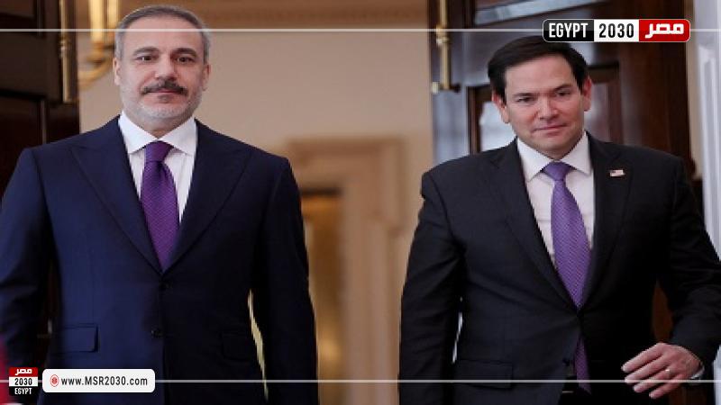 وزير الخارجية التركي ونظيره الأمريكي