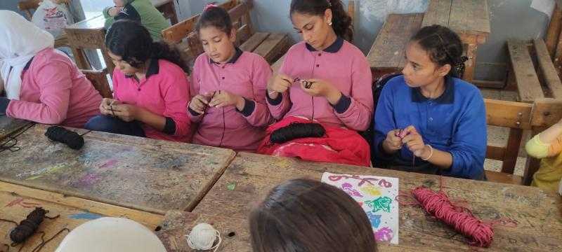 ورش للأطفال ولقاءات توعية وفنون شعبية في مسرح الثقافة المتنقل بقرية بنجر 15 بالإسكندرية